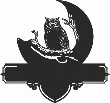 Адресная табличка "Сова" (500*470)